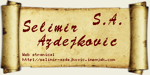 Selimir Azdejković vizit kartica